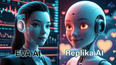 Replika AI vs EVA AI – A Deep Dive into AI Companions for Mind and Productivity