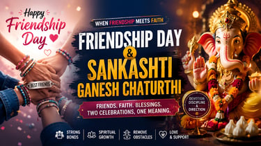 Friendship Day & Sankashti Ganesh Chaturthi: Two Celebrations, One Lesson About What We Really Value