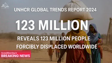 UNHCR Global Trends Report 2024: 123 Million Forcibly Displaced — A Crisis Too Big to Ignore
