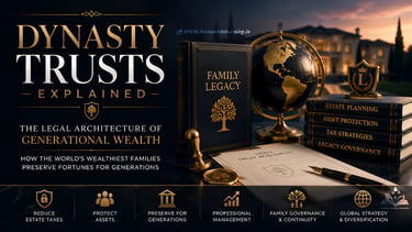 The Complete Guide to Dynasty Trusts: Estate Planning, Taxes, and Wealth Preservation