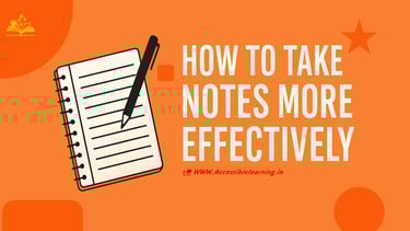 Effective Note-Taking Strategies for Students and Professionals