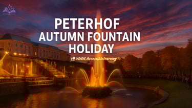 Peterhof Autumn Fountain Holiday: A Celebration of Nature, Water, and Heritage