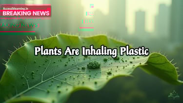 Study Reveals Widespread Absorption of Airborne Microplastics by Plant Leaves