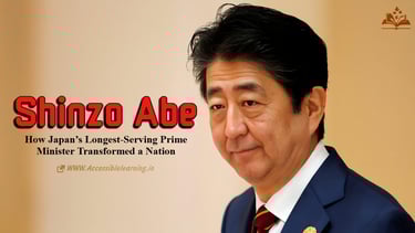 Shinzo Abe: The Visionary Behind Japan's Modern Revival!?