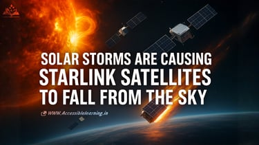 Solar Storms Are Causing Starlink Satellites to Fall from the Sky