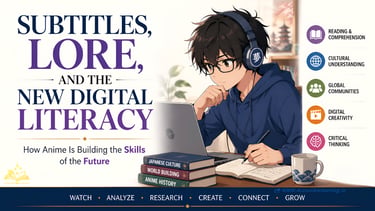 How Anime Is Teaching Digital Literacy, Critical Thinking, and Creativity