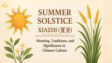 What Is Xiazhi (夏至)? Understanding the Chinese Summer Solstice