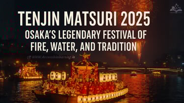 Discover Tenjin Matsuri, one of Japan’s top three festivals held in Osaka.