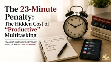 The 23-Minute Penalty: The Hidden Cost of "Productive" Multitasking