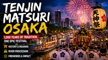 Tenjin Matsuri Explained: History, River Processions, and Osaka's Cultural Power