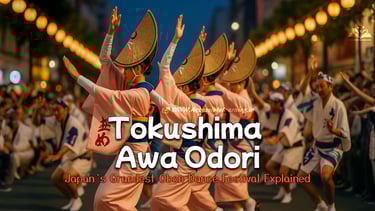Discover the vibrant essence of Tokushima Awa Odori, Japan's largest traditional dance festival held