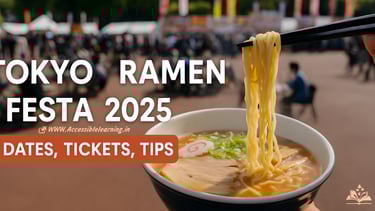 Tokyo Ramen Festa 2025 — Dates, Tickets, Location & Best Tips