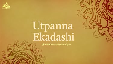 Utpanna Ekadashi: The Birth of Divine Energy and the Dawn of Spiritual Awakening