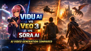 AI Video Generation Showdown: Vidu AI vs Veo 3 vs Sora AI Explained