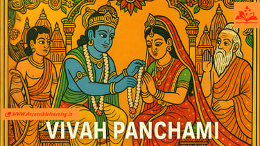 Vivah Panchami is a sacred Hindu festival that commemorates