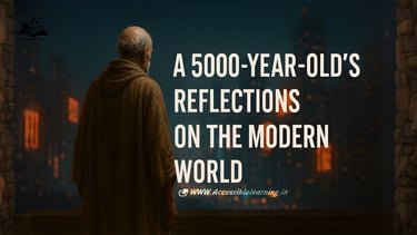 He came from a world of stars, stones, and silence — a man who belonged to history yet woke up in ou