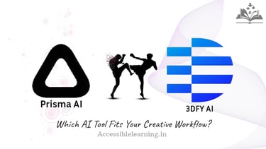 Prisma AI vs 3DFY AI: Transforming Creativity with Artistic Filters and 3D Modeling