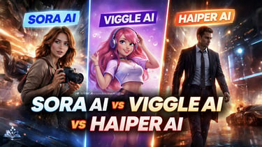 Which AI Video Tool Is Best? Sora vs Viggle vs Haiper Explained