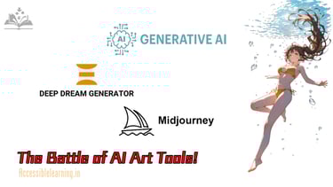 The Battle of AI Art Tools: Deep Dream Generator, MidJourney AI, and Generative AI Compared