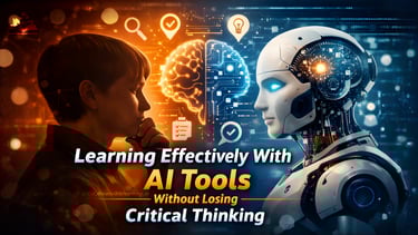 How to Learn Effectively With AI Tools Without Losing Critical Thinking
