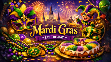 What Is Mardi Gras? Full Guide to Fat Tuesday, Parades, Masks, Beads & King Cake