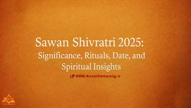 Sawan Shivratri 2025, significance of Sawan Shivratri, Sawan month, Lord Shiva festival