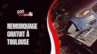 Audi A3 accidentée sur un plateau d'une dépanneuse de SOS Dépannage 31.