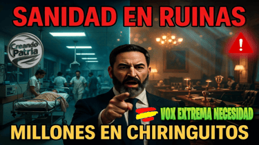 ESCÁNDALO: Sánchez DESANGRA la Sanidad Mientras DERROCHA Millones en Chiringuitos VOX AVISA