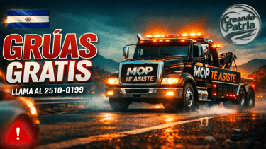 Bukele lanza grúas GRATUITAS para Semana Santa: llama al 2510-0199 y el Estado llega en 20 minutos