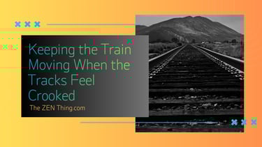 train tracks looking at a mountain the zen thing blog post