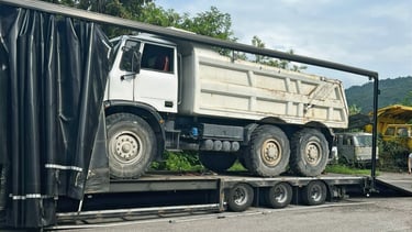 Transport Kipper 14 to. von Salzburg in Österreich nach Coburg