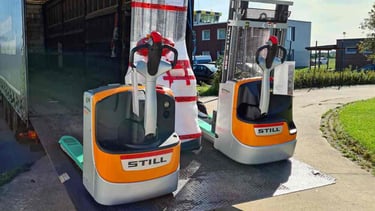 Transport Deichselstapler von Rotenburg nach München