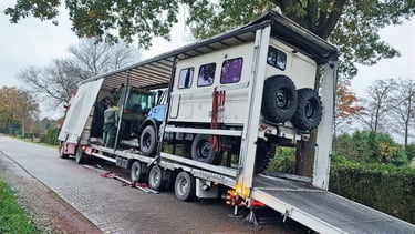 Transport Unimog von Melsungen nach Regensburg