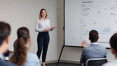 A team collaborating on a business strategy.