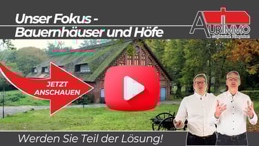 Video zu Bauernhäusern in Ostfriesland. Gesucht von AurImmo