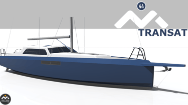 M44 Transat design of a sailing yacht