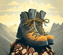 Image of walking boots.