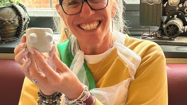 clay boob pot making hen party york