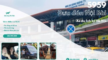 thuê xe riêng đón sân bay Nội Bài