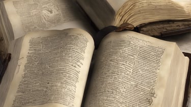 a personal Bible open in hands