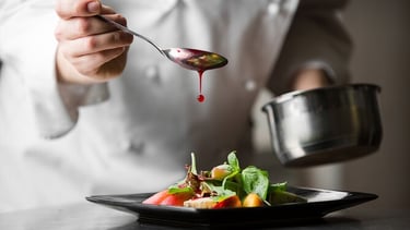 private chef who comes to Villa Noah - gourmet dishes - french gastronomy