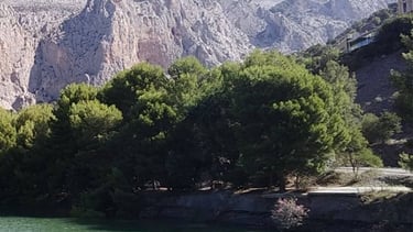 Entorno natural de la vía ferrata del Chorro