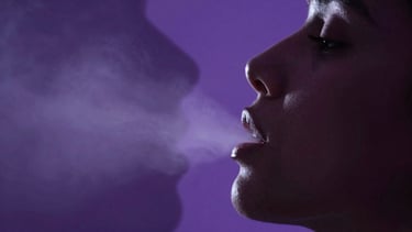 Type the words: Breathe in Montserrat 16 medium in white color 