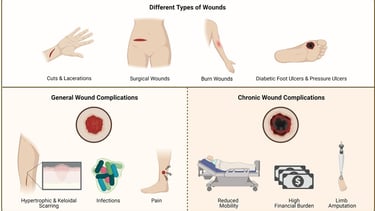 different types of wounds