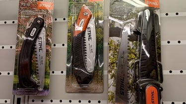 compact fold up handsaws assortment by stihl