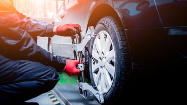 appareil de réglage sur une voiture