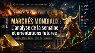 Analyse hEbdo, des marchés financiers, orientation semaines futures