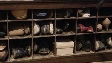 Foley Artist shoes. Never leave home without them