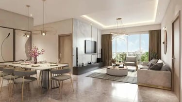 Well-designed 4 BHK flat layout at Godrej Majesty Noida
