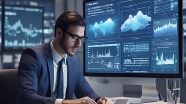 person using smartphone and MacBook